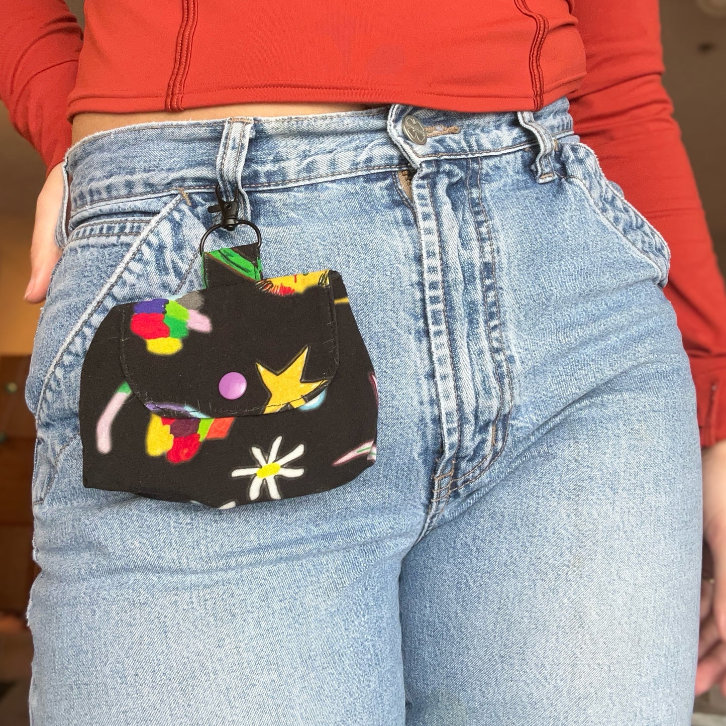 Funky Cotton - Clip-On Mini Pouch