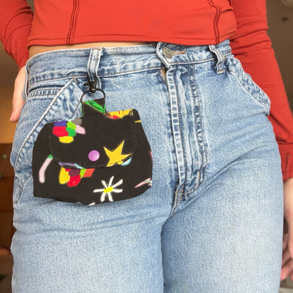 Funky Cotton - Clip-On Mini Pouch