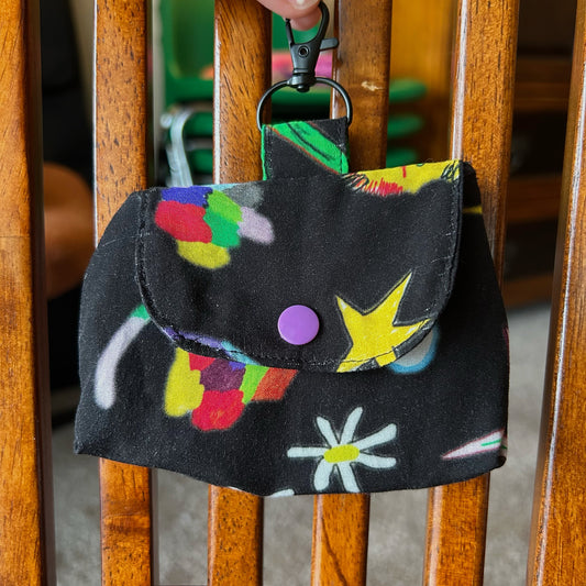 Funky Cotton - Clip-On Mini Pouch