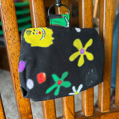 Funky Cotton - Clip-On Mini Pouch