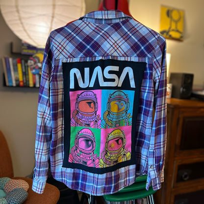 Upcycled NASA Flannel