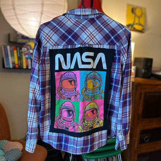 Upcycled NASA Flannel