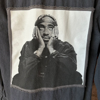 Upcycled Tupac Flannel