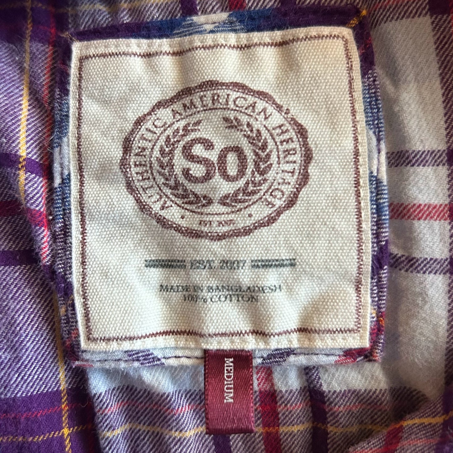 Upcycled NASA Flannel