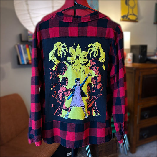 Upcycled Stranger Things Flannel