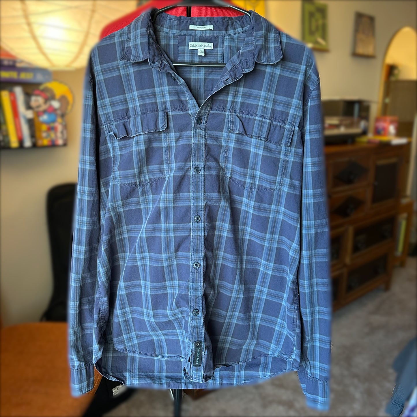 Upcycled "I Believe in Nashville" Flannel