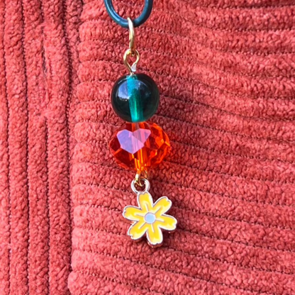 Sunflower Embroidered Corduroy - Adjustable Bag