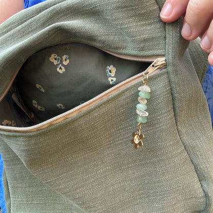 Green Denim - Back Pocket Adjustable Bag