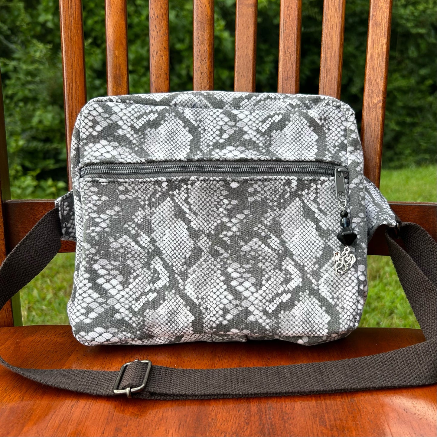 Snake Skin Pattern- Back Pocket Adjustable Bag