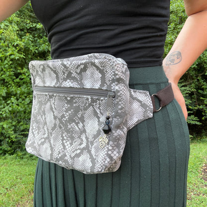 Snake Skin Pattern- Back Pocket Adjustable Bag