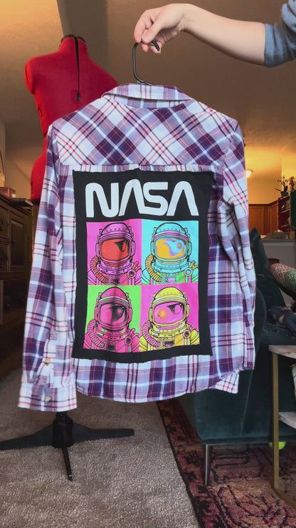 Upcycled NASA Flannel