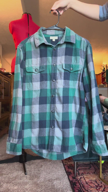 Upcycled Nirvana Flannel