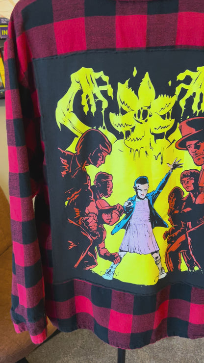 Upcycled Stranger Things Flannel